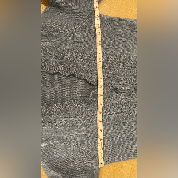Sézane Angelie Cardigan NWT XXS Vintage Blue - Picture 10 of 10